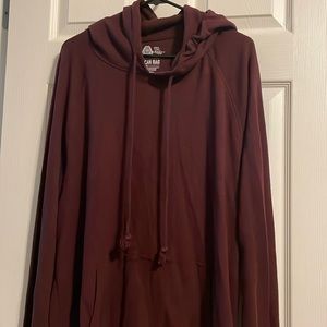 Thin Burgundy Hoodie XXL